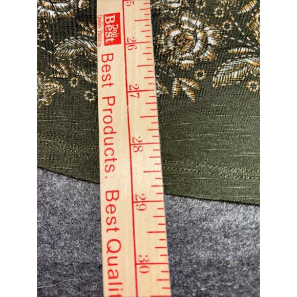 NWT Daniel Rainn Womens Sz 2X Patoka Pleated Split Neck Flower Top NWT - Picture 6 of 8